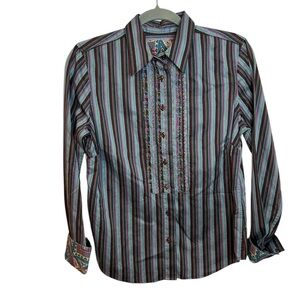 Robert Graham Vintage Embroidered Cynthia Button Down Shirt